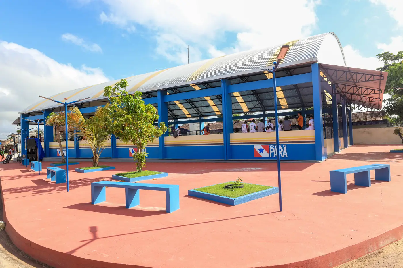 Estado fortalece a cultura, o esporte e lazer com entrega da Nova Quadra Esportiva Coberta em Igarapé-Miri