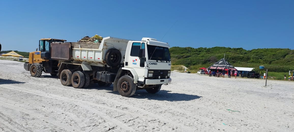 Ação de limpeza da Seop recolhe mais de 20 mil toneladas de lixo em Salinópolis