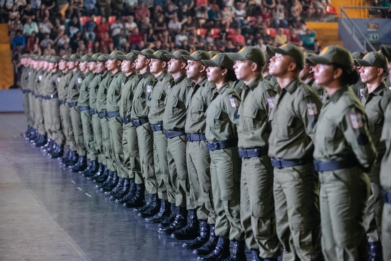 São 430 novos policiais militares que vão atuar em sete bairros da Região Metropolitana de Belém