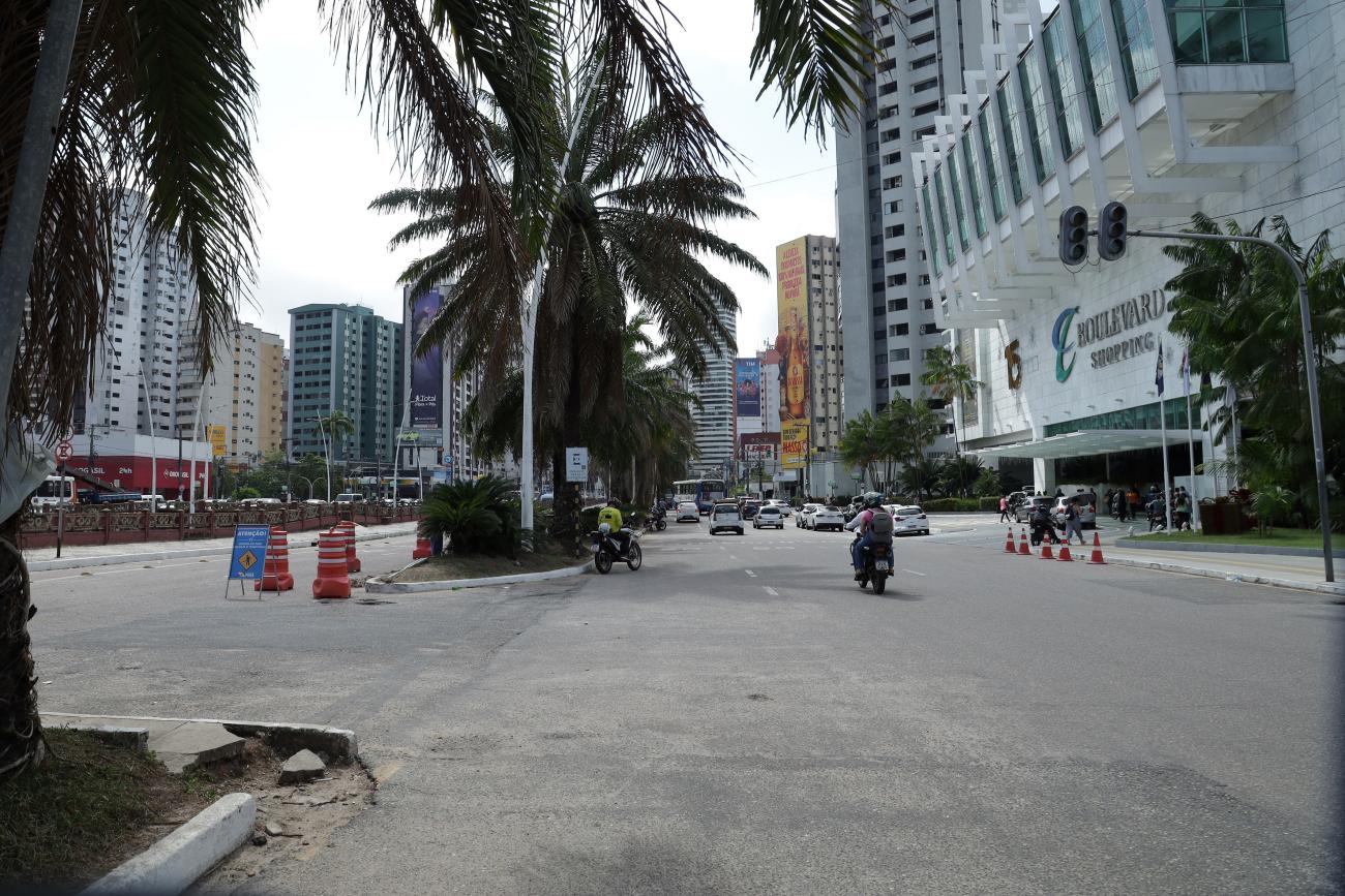 Av. Visconde de Souza Franco e R. 28 de Setembro têm mudança no trânsito a partir desta segunda-feira (25)